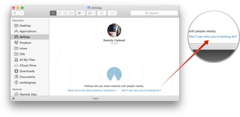 turn on airdrop for mac
